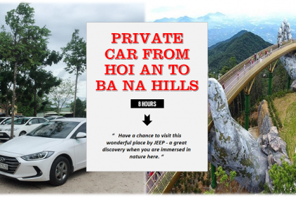 CAR TRANSFER FROM HOI AN TO BA NA HILLS